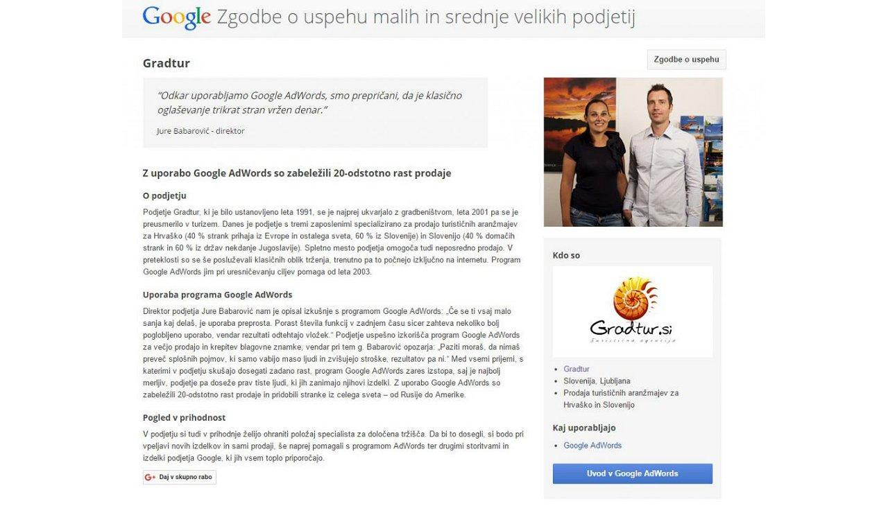 Google Small Business Success Stories